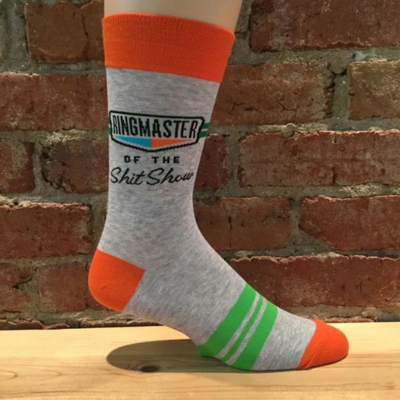 Ringmaster of the Sh*t Show Mens Socks - Picture 2 of 5